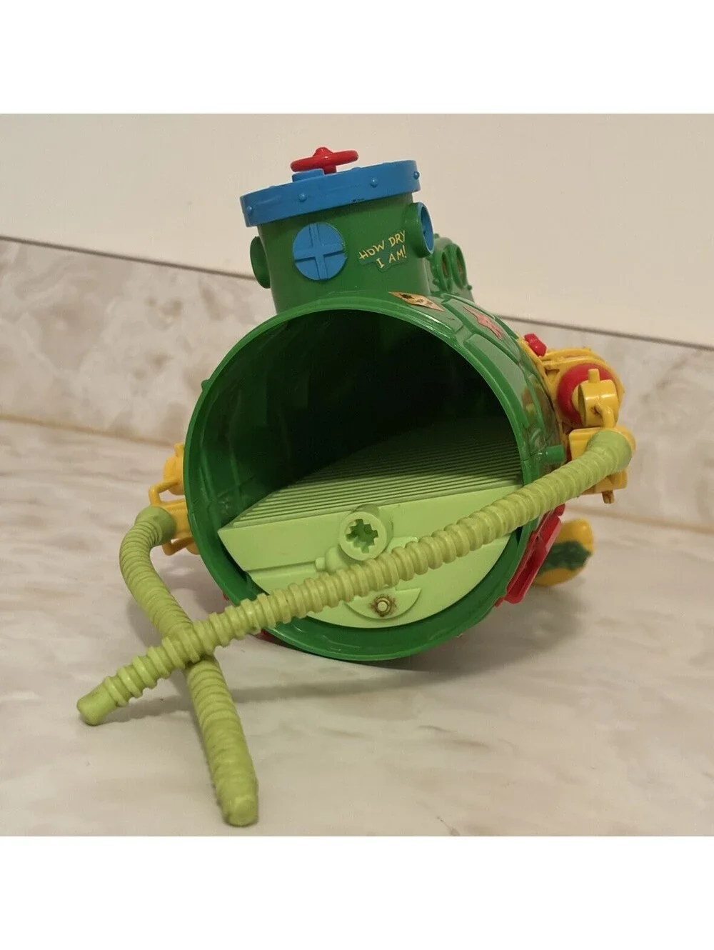 1991 TMNT Teenage Mutant Ninja Turtles Military Sewer Sub Playmates BACK ONLY